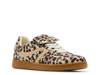 Madrid Sneaker - Women's Beige/Black Leopard Print view