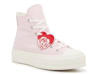 Chuck Taylor All Star Heart Platform Sneaker - Women's Light Pink view