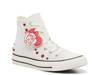 Chuck Taylor All Star Heart & Rose High-Top Sneaker - Women's White view
