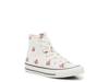 Chuck Taylor All Star Floral High-Top Sneaker - Kids' White Floral Print view