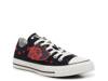 Chuck Taylor All Star Heart & Rose Low-Top Sneaker - Women's Black view