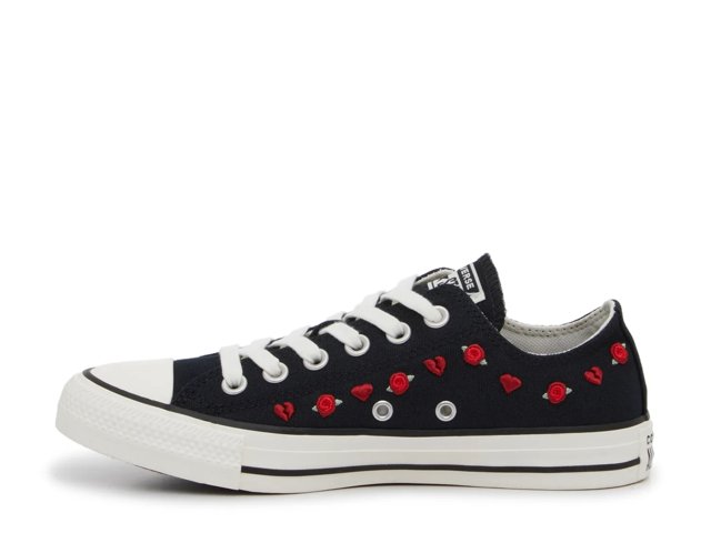Chuck Taylor All Star Heart & Rose Low-Top Sneaker - Women's