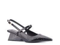 Oria Wedge Pump Black view