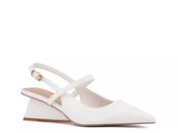 Oria Wedge Pump White view