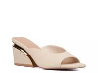 Carissa Wedge Mule Beige view