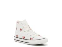 Chuck Taylor All Star Floral High-Top Sneaker - Kids' White Floral Print view