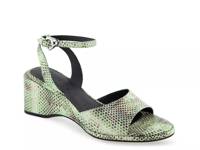 Nixon Wedge Sandal Light Green Snake Print view