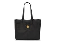 Cyril Leather Tote Black view