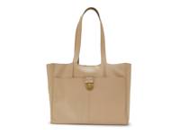 Cyril Leather Tote Taupe view
