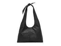 Flinn Leather Hobo Bag Black view