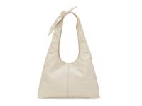 Flinn Leather Hobo Bag Off White view
