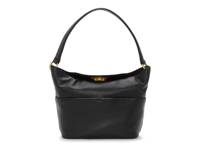 Liann Leather Shoulder Bag Black view