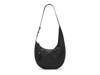 River Leather Hobo Bag Black view