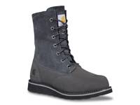 Fold Down Winter Work Boot - Women's Grey view