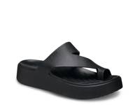 Getaway Platform Sandal Black view