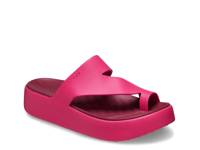 Getaway Platform Sandal Dark Pink view
