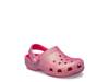 Classic Iridescent Glitter Clog - Kids' Fuchsia view