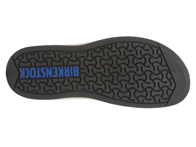 Birkenstock Unisex Pasadena Blue Leather Oxford Slipon Shoes EU 41 reg US W10/M8 Birkenstock Pasadena Pebbled Leather Lace Up Shoes Black  main image 4