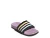 Adilette Comfort Sandal - Kids' Black/Purple view