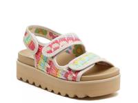 Balmy Platform Sandal Pink/Multicolor view