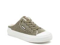 Cheery Platform Mule Olive Green Corduroy view