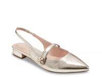 Aubriana Flat Gold Metallic view
