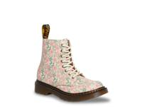 1460 Boot - Kids' Pink/Green Floral Print view