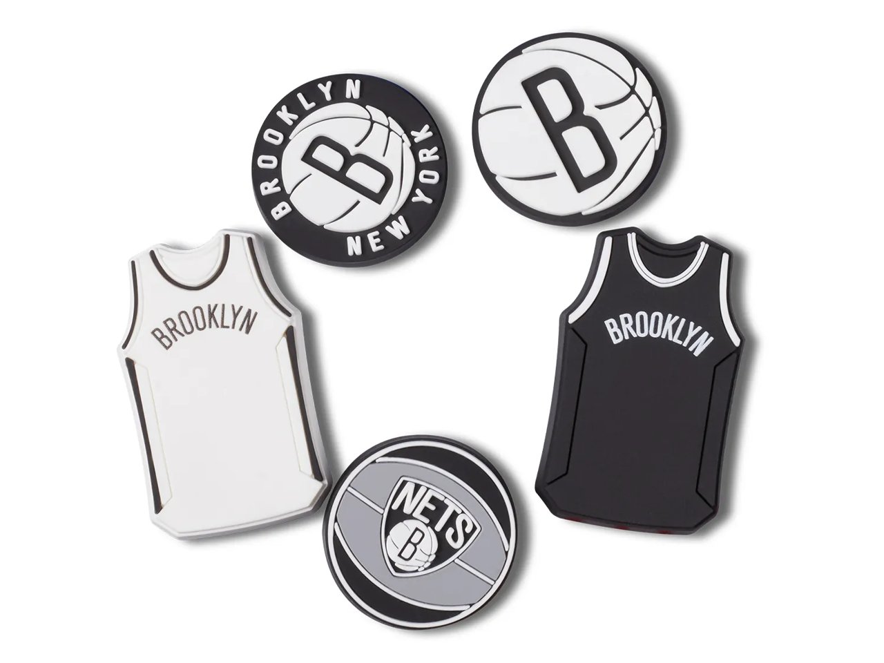 NBA Brooklyn Nets Jibbitz Set - 5 Pack