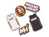 NBA Miami Heat Jibbitz Set - 5 Pack Multicolor view