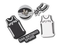 NBA San Antonio Spurs Jibbitz Set - 5 Pack Multicolor view