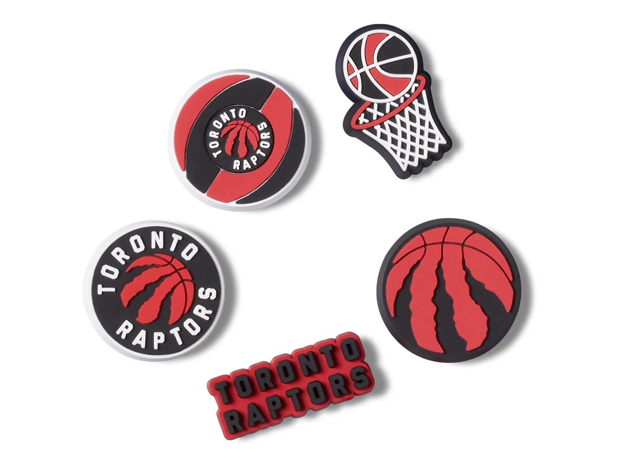 NBA Toronto Raptors Jibbitz Set - 5 Pack