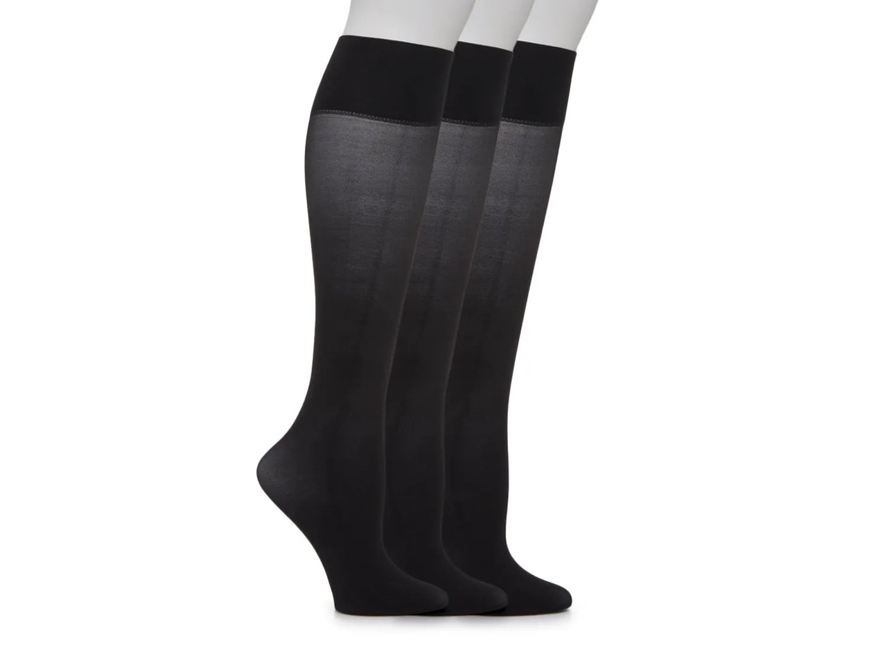 Hue Soft Opaque Women's Knee Socks - 3 Pack