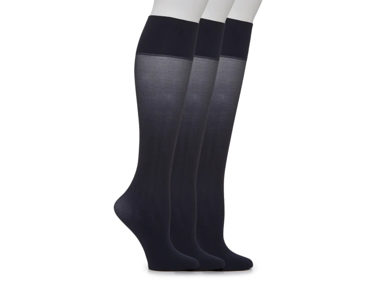 Soft Opaque Women's Knee Socks - 3 Pack