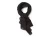 Soft Pleated Scarf Black view