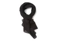 Soft Pleated Scarf Black view