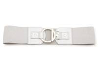 Circle & Bar Women's Belt Silver view