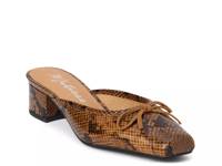 Basilio Pump Brown/Black Snake Print view