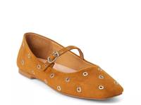 Mick Mary Jane Flat Light Brown Suede view