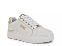 Cafee Platform Sneaker White/Gold view