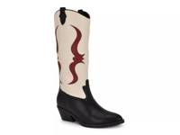 Cwyft Cowboy Boot Black/White/Red view