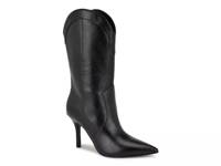 Grasy Boot Black Faux Leather view