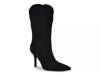 Grasy Boot Black Faux Suede view