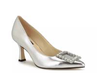Jaquee Pump Silver Metallic Faux Leather view