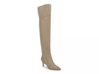 Sensa Over-The-Knee Boot Beige Faux Suede view