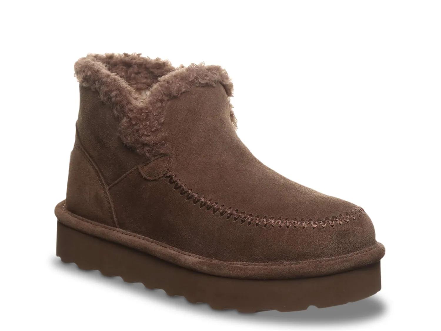 Bearpaw Maeve Platform Bootie In Chocolate
