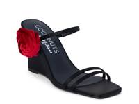 Rosa Wedge Sandal Black view