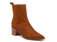 Milly Bootie Caramel Suede view