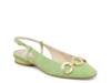 Ramano Flat Lime Green Suede view