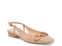 Ramano Flat Toffee Suede view