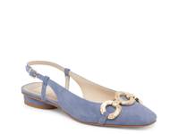 Ramano Flat Bluebell Suede view